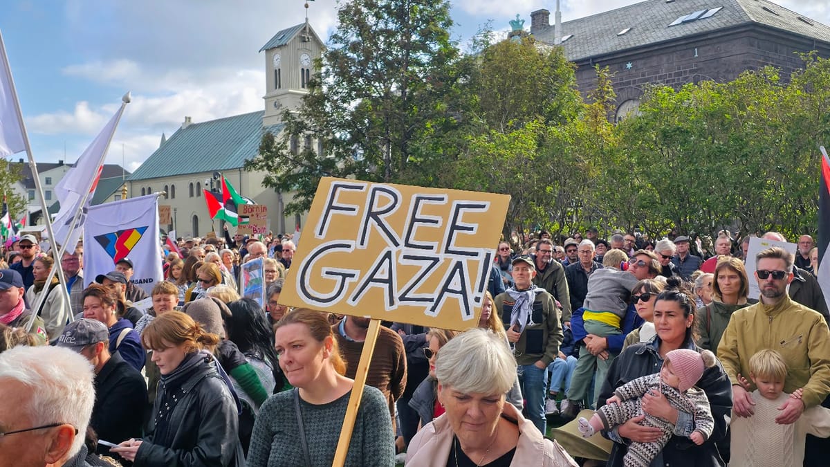 Dünya İzlanda'da binlerce kişi Filistin için toplandı: Hükümet acilen harekete geçmeli, İsrail'e ambargo uygulanmalı, diplomatik ilişkiler kesilmeli!